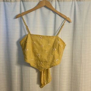 Kirious Los Angeles Sunflower Crop Top